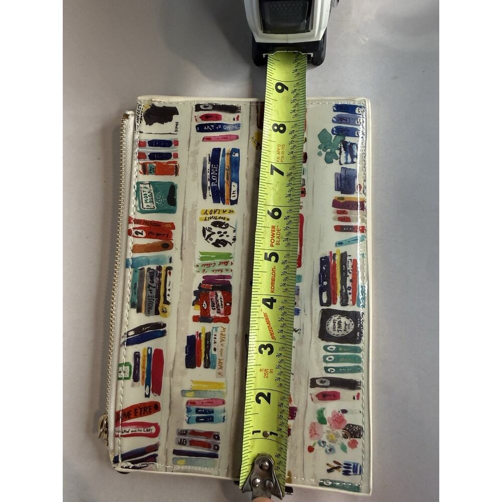 Kate Spade Book Zipper Pouch Wallet Or Cosmetic Bag - Picture 7 of 8